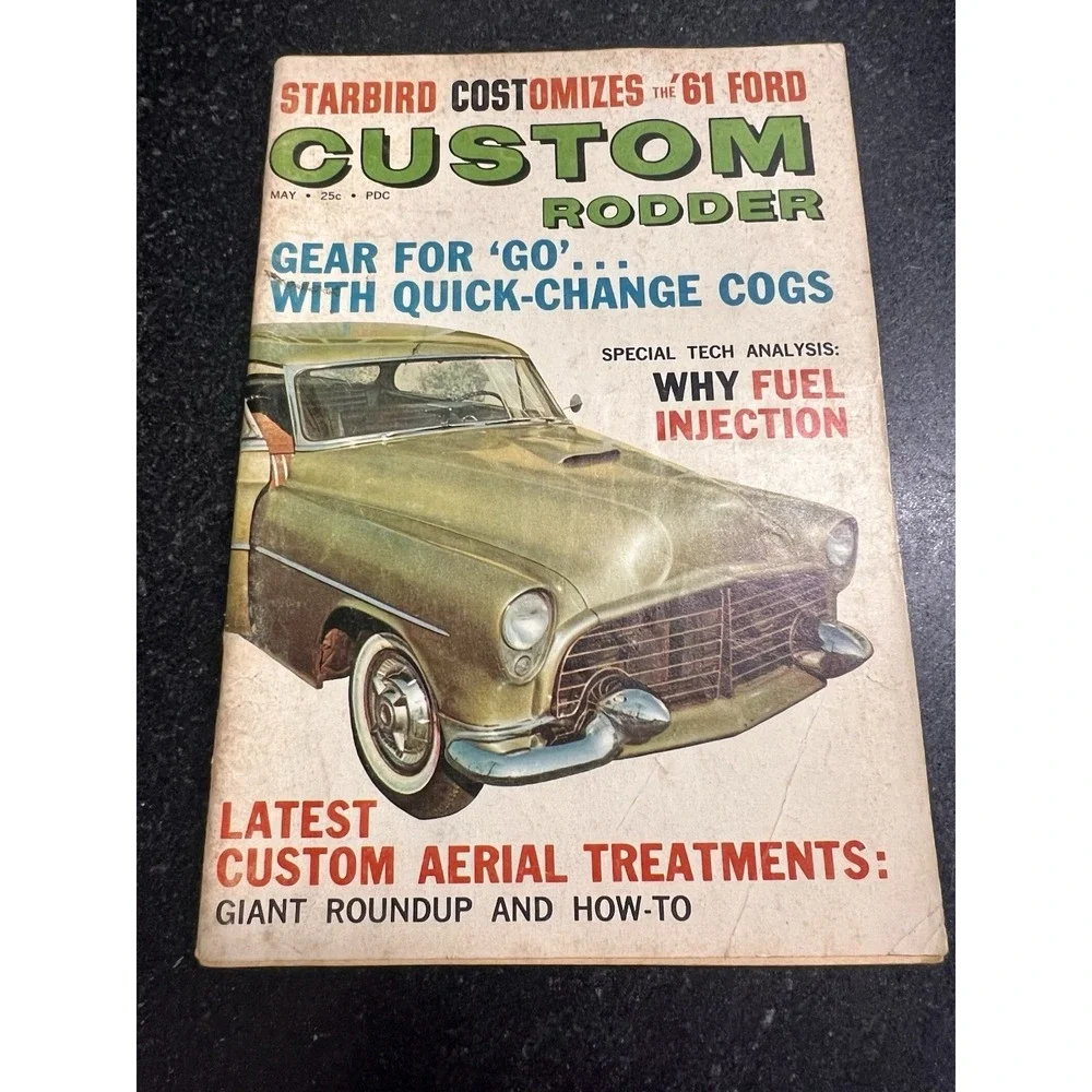 Vtg Hot Rod & Custom Car Magazine Lot 1957–1961‎ Custom Rodder, Rod & Custom